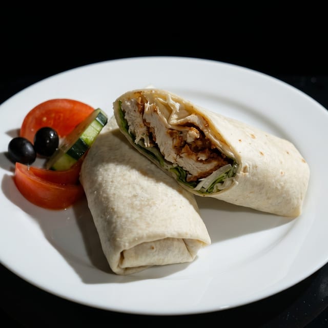 Grilled Chicken Caesar Wrap.
