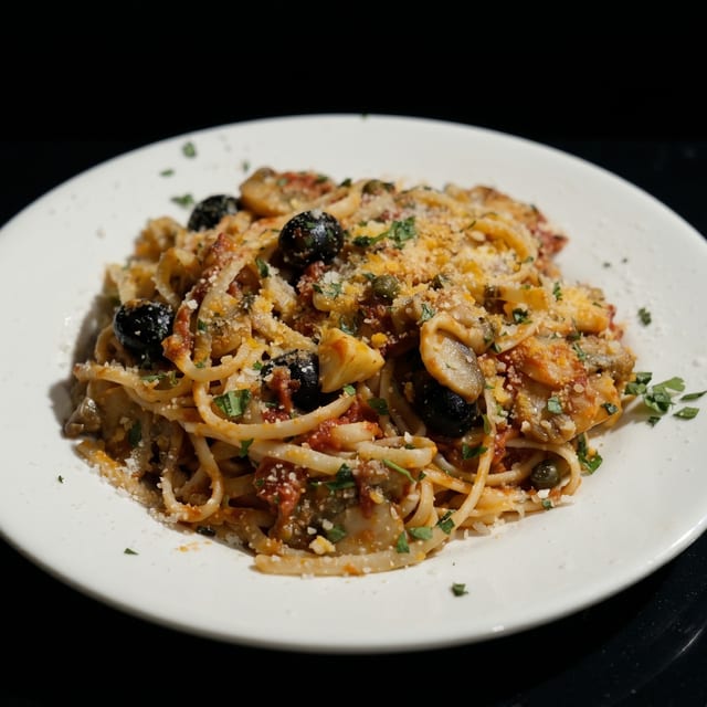 Pasta Puttanesca.