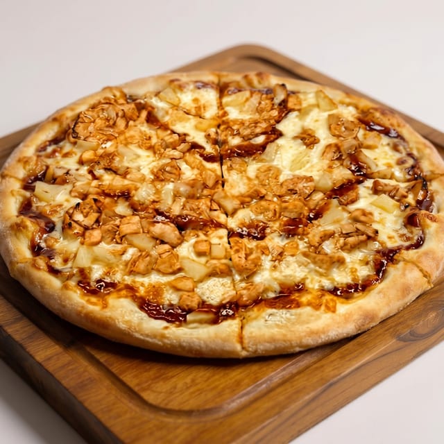 Hamita BBQ Chicken Pizza.
