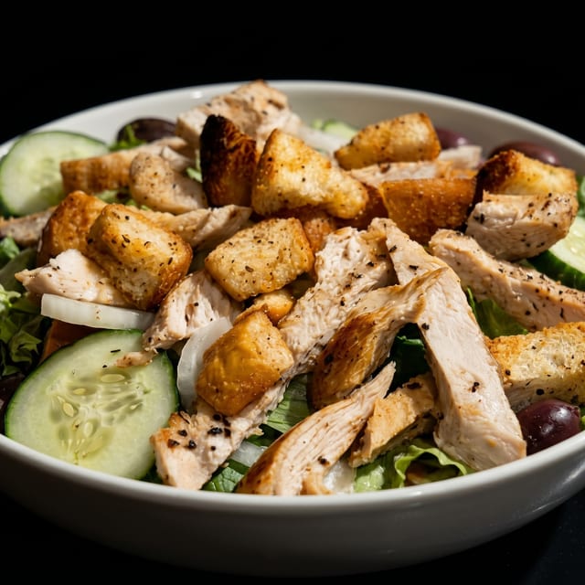 Grilled Chicken Caesar Salad.