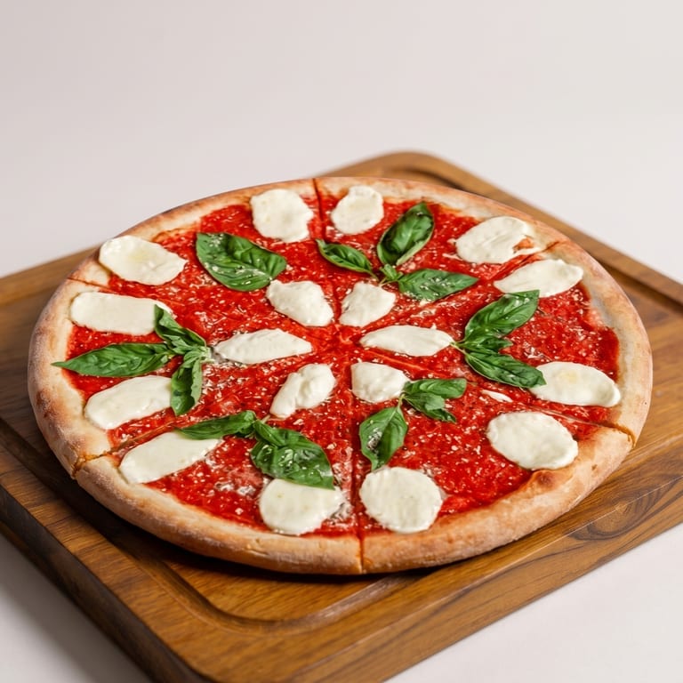 Savor our white pizza